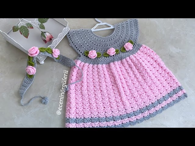 Grafico de vestido de bebe hot sale de croche